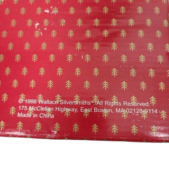 NEW Vintage 1998 Wallace Silversmiths Set Of 4 Spreaders Silver Plated Santa's - Picture 7 of 7